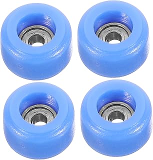 TOYANDONA 4 Piezas Rueda de patineta para Dedos Patinar Juguete inquieto Scooter de Dedo Juguete de Dedo Modelo de Deportes de Dedo patín de Dedo de Juguete Acero Inoxidable Azul