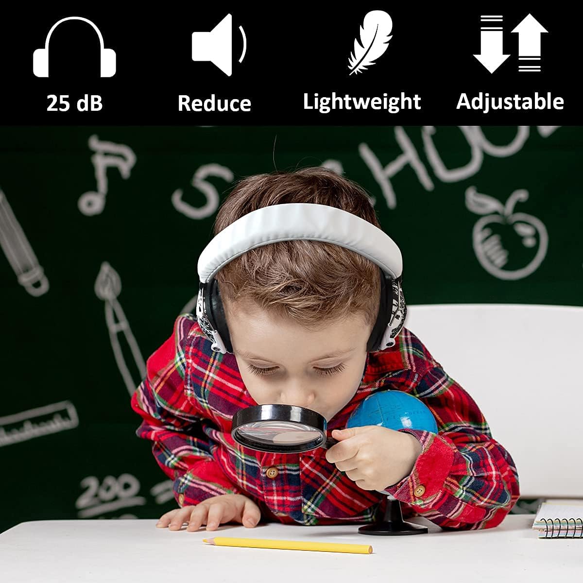 PROHEAR 032 Kids Ear Protection Earmuffs 2-Pack, Children Hearing Protectors for Autism Concerts Racing