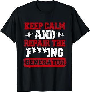 Keep Calm and Repair The Generator Video Game T-Shirt