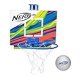 Nerfoop - The Classic Mini Foam Basketball and Hoop - Hooks On Doors - Indoor and Outdoor Play - A Favorite Since 1972
