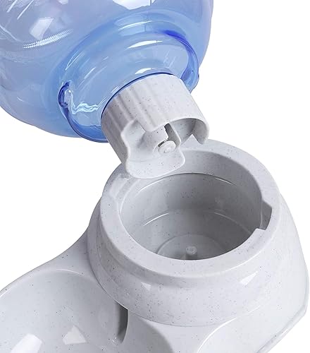 Miniatura 4 de Estación dispensador de agua para mascotas  1 galón de agua para mascotas para perro gato animal automático gravedad agua potable fuente fuente