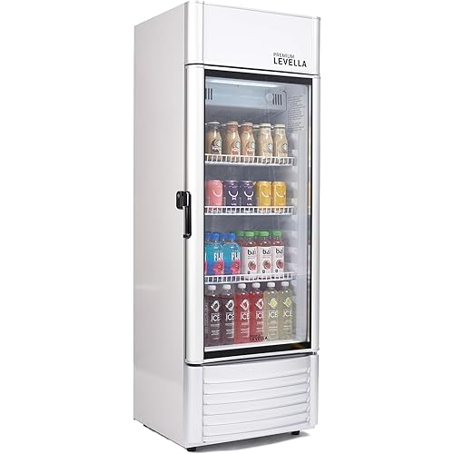 Single Door Beverage Cooler - 6.5 cu ft - Silver by Premium Levella