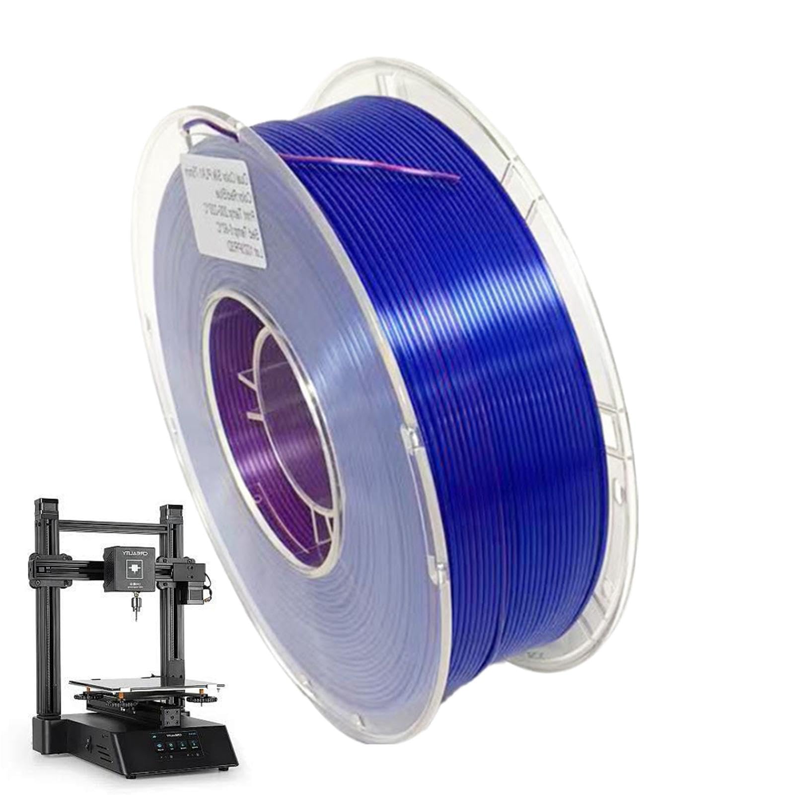 Filament do drukarki, jedwabny filament do drukarki, filament materiały | eksploatacyjne do drukarek - Błyszcząca zmiana koloru materiału do drukowania filamentu f