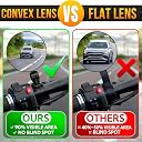 KAIDAA Bicycle & Bike Rear View Mirror Set of 2 | 360° Adjustable Handlebar Convex Mirrors | Wide Angle Cycling Safety Mirror | Strong Protective Mold Body gallery image