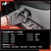Vista 2 de A-Premium Manija de puerta interior delantera o trasera izquierda del conductor compatible con Nissan Altima 2013-2018, Pathfinder, Armada, Maxima