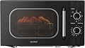 COMFEE' CMO-MG202NC(BK) Mikrowelle mit Grill, 20 Liter