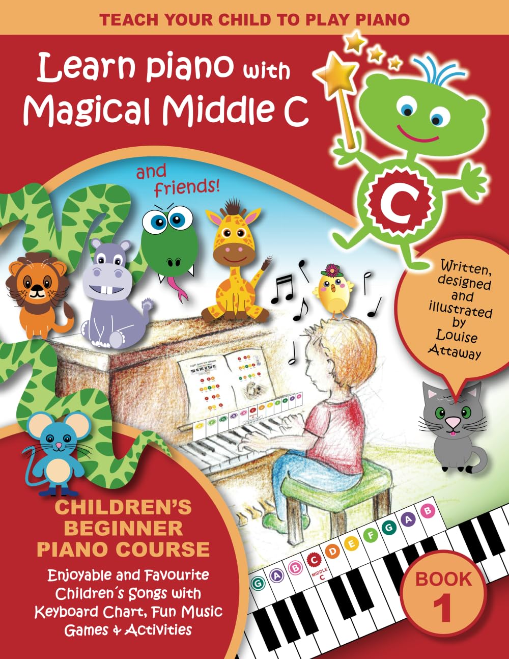 Learn piano with Magical Middle C: Teach your child to play piano