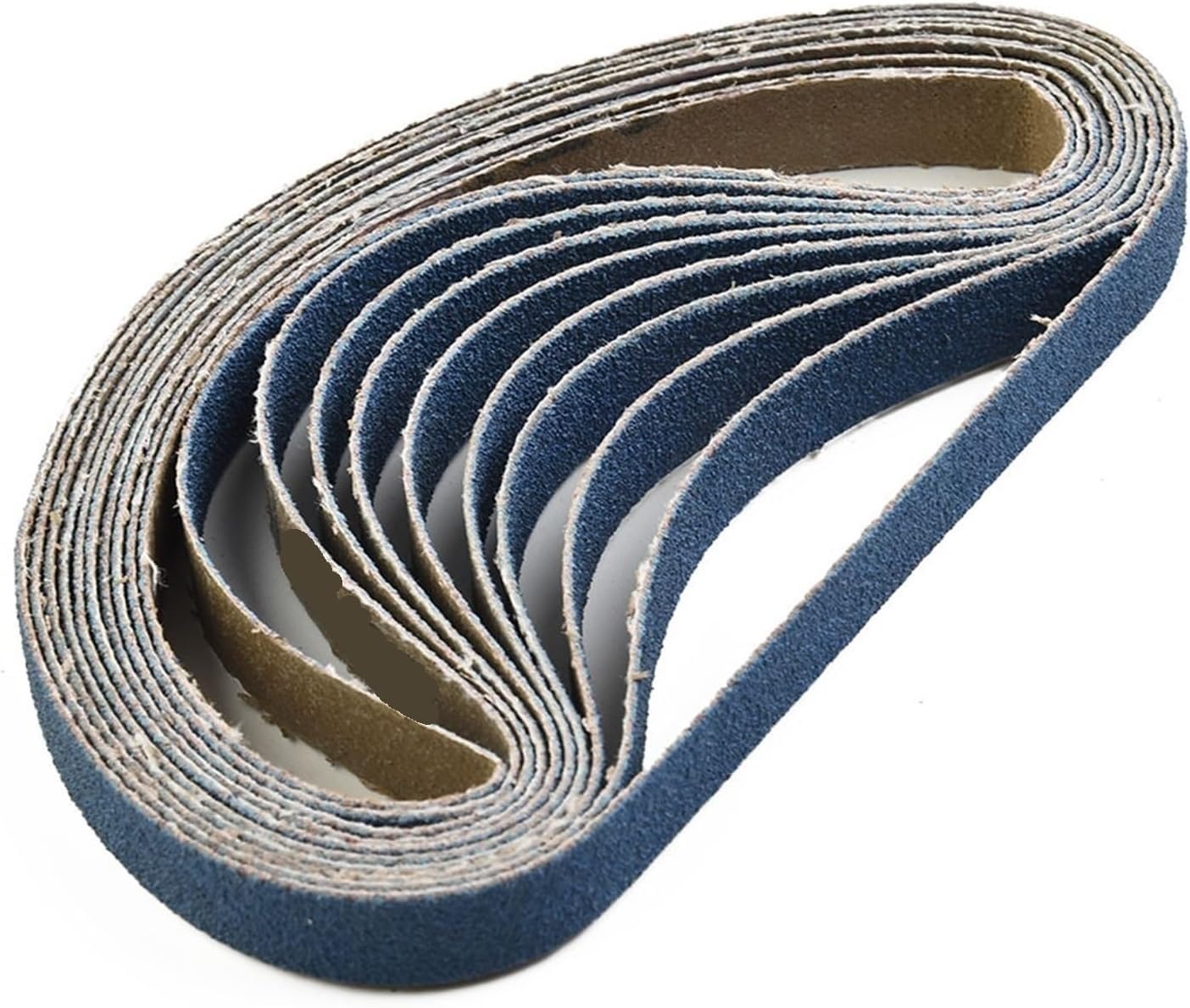 ByNGSDCC Belt Sander Paper,10 Pcs Sanding 520 * 20mm Sandpaper Zircon Tools for Metal Wood Grinding Polishing Accessories(120 Grits)