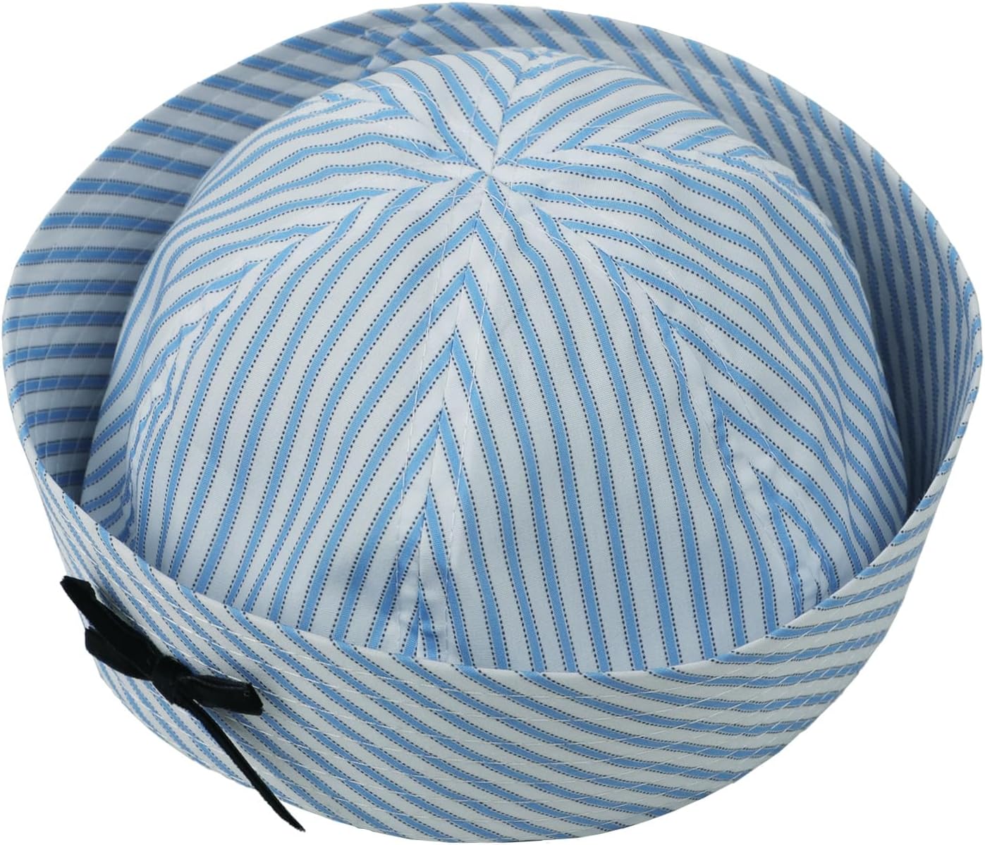 TINAYAUE Women Sailor Hat with Bow, Sweet Beret Cap Nautical Yacht Captain Hat Halloween Party Cosplay Navy Costume Headwear