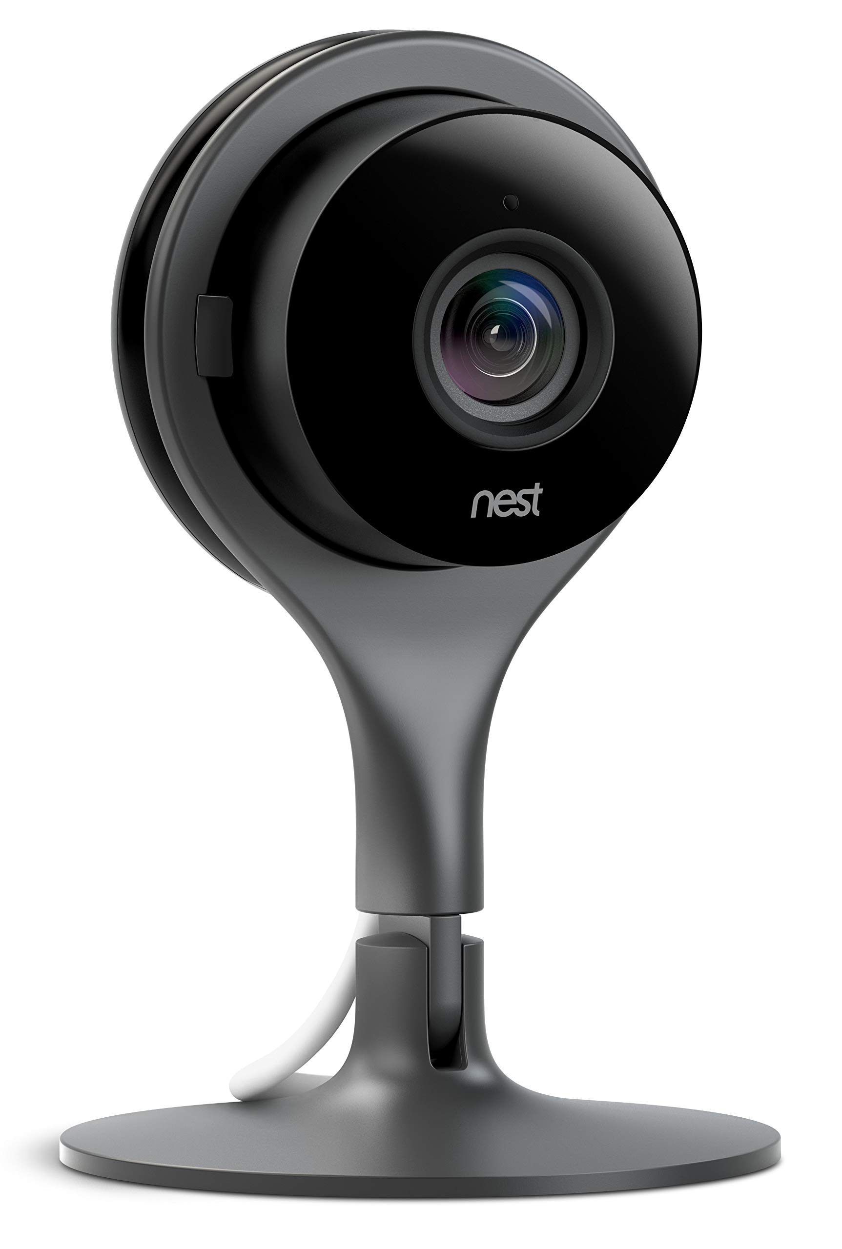 Google Nest Cam Indoor Nero, Sicurezza Senza Interruzioni, sul Tuo Smartphone 24/7