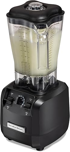 Miniatura 3 de Hamilton Beach Commercial Fury - Batidora de alto rendimiento, capacidad de 64 onzas1.8 litros, motor de 3 HP, certificado NSF, HBH550R
