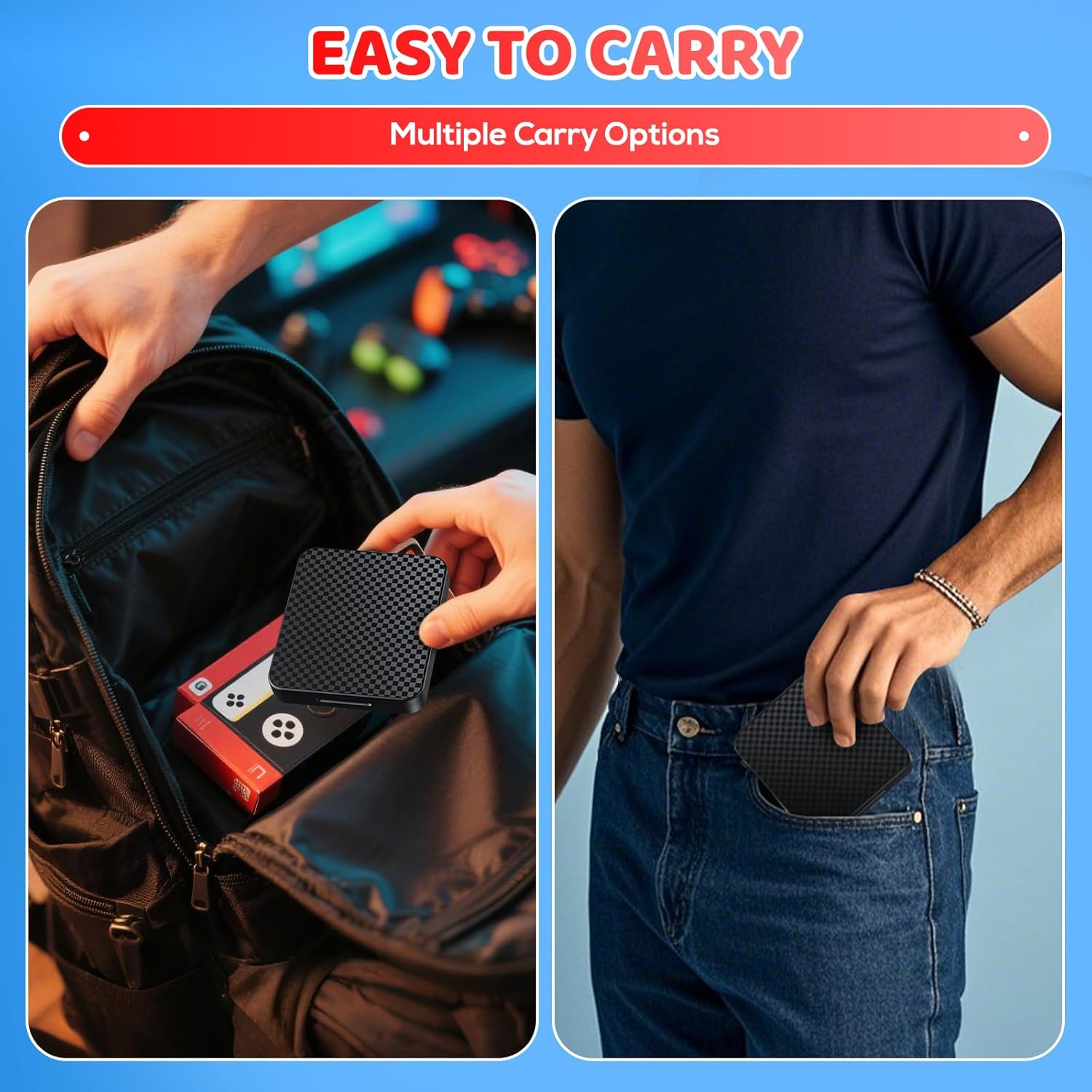 Switch Game Case for Nintendo Switch - Portable Cartridge with 12 Game & 12 Micro SD Card Slots, Switch Card Case- Hard Shell, Soft Silicone Lining, Magnetic Closure - Image 7