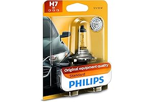 Philips 12972B1 H7 Standard Halogen Replacement Headlight Bulb, 1 Pack