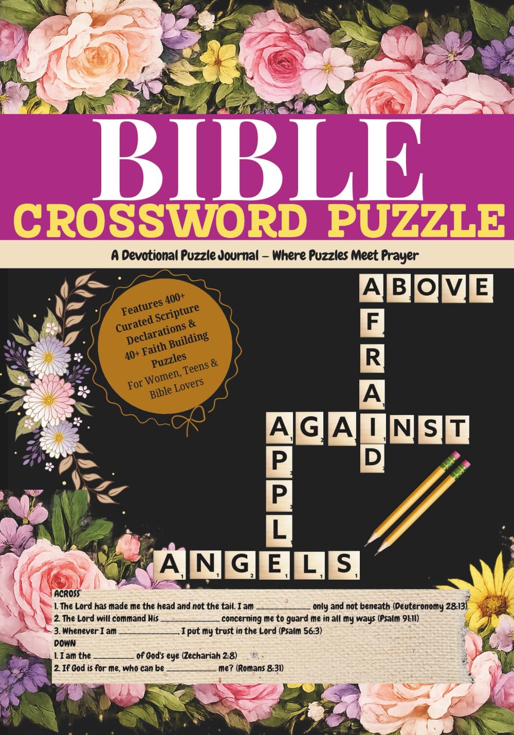 Bible Crossword Puzzle: A Devotional Journal - Where Puzzles meet Prayer