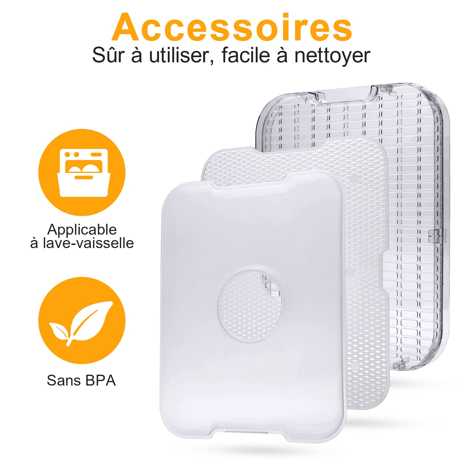 COOCHEER Disidratatore Alimento 8 Vassoi, Disidratatore di Frutta con Timer e Regolazioni di Temperatura, Schermo a LED, 400W