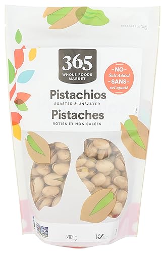 365 by Whole Foods Market Pistachos tostados y sin sal 10 onzas 365 by Whole Foods Market Pistachos tostados y sin sal 10 onzas