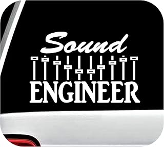 Sound Mixer Engineer Decal Sticker