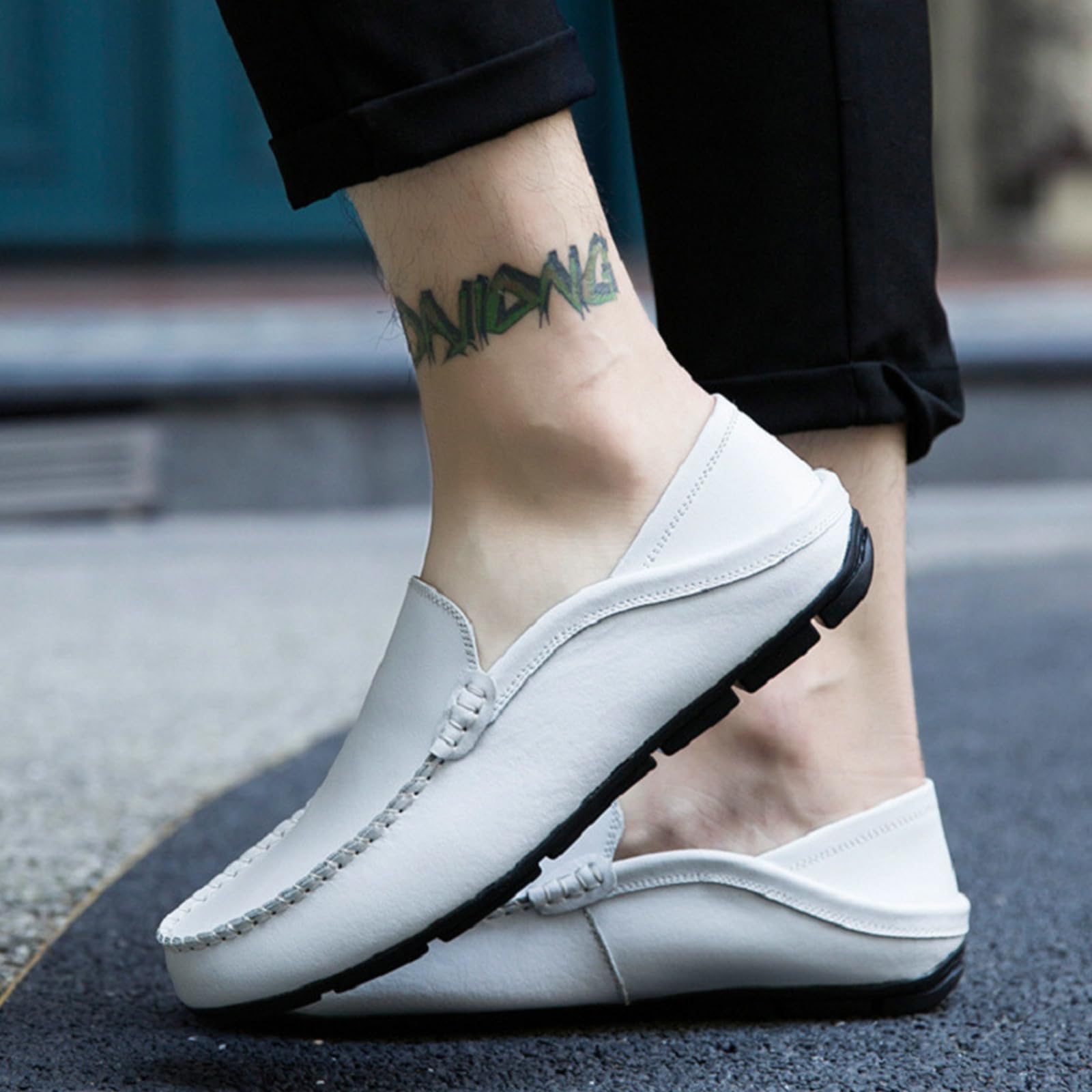 Mocasines Convertibles Hombre talón Plegable Slip-on
