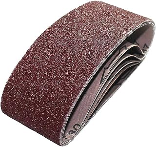 Goodway Gewebe-Schleifbänder für Bandschleifer 75 x 533 mm, Körnung 40-10 Stück