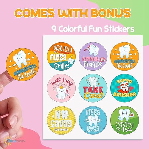 Miniatura 10 de Hilo dental biodegradable para niños, paquete de 200 palillos de hilo dental naturales para niños, sin flúor, púas de hilo dental biodegradable,