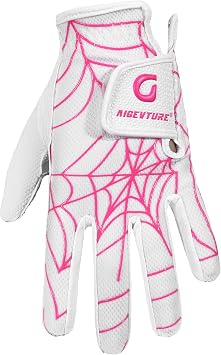 AIGEVTURE Golf Gloves Kids Junior Toddlers Left Hand Childrens Premium Youth Golf Gloves Boys Girls