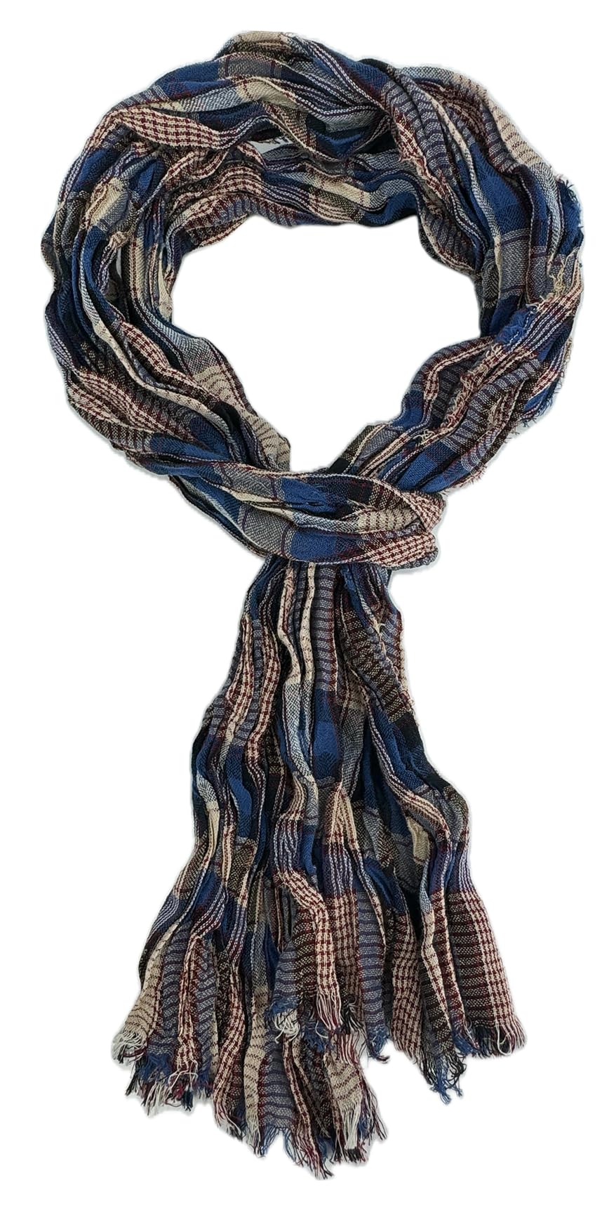 Sciarpa Uomo Estiva Sciarpa In Cotone Rotfuchs Effetto