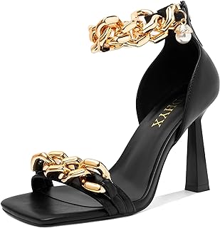 Women's Stiletto High Heels Sexy Square Open Toe Shoes Formal Wedding Pa...