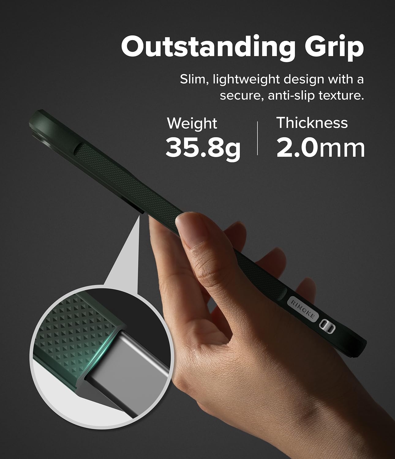 Ringke Onyx Case for Samsung Galaxy S26 FE - Dark Green -4