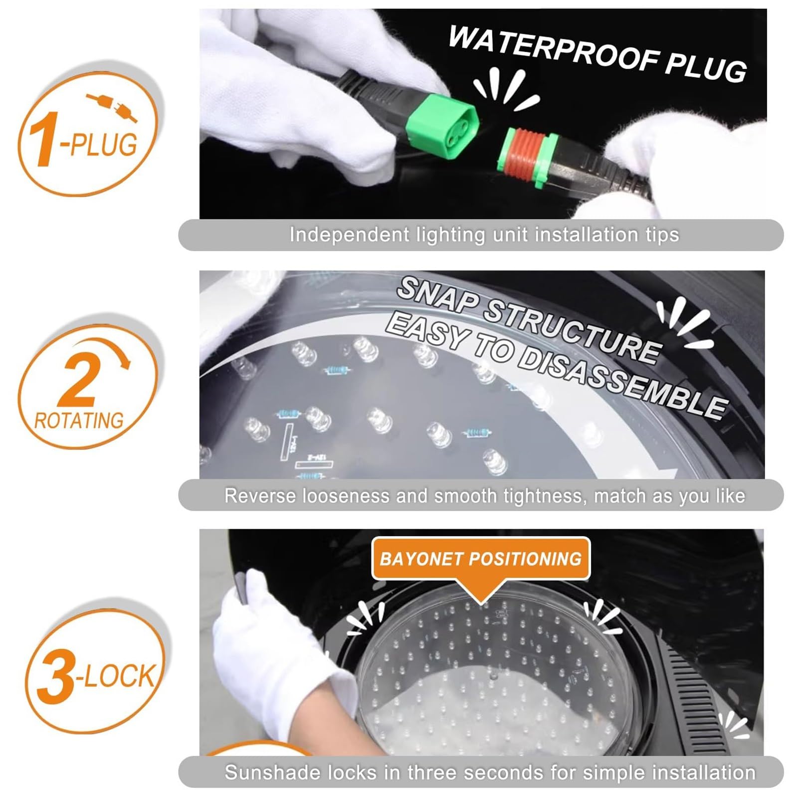 Światła LED, światło stopu i ścieżki czerwono-zielonej, znak drogowy 200 mm z osłoną przeciwsłoneczną, wytrzymały materiał PC, idealny do bezpieczeństwa, robót drogowych i stref SCO