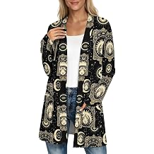 Women's Casual Lightweight Cardigan Long Sleeve Open Front with Pockets