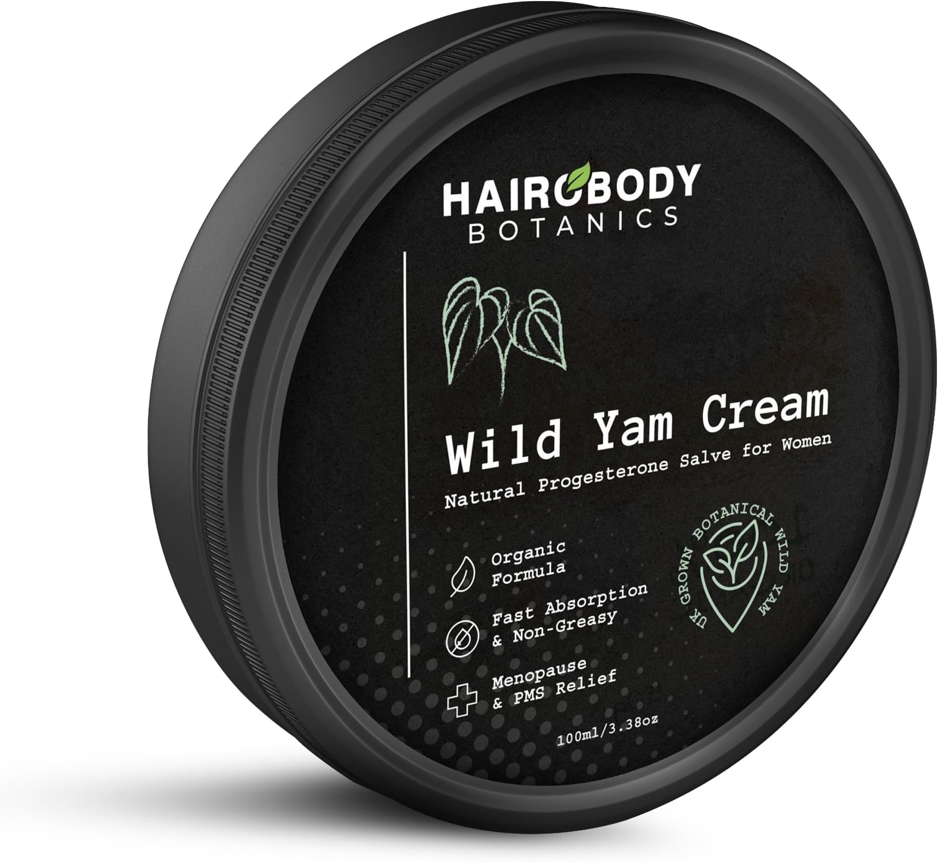 HAIROBODY Botanics Wild Yam Cream 100ml – Natural Progesterone Cream for Hormone Balance