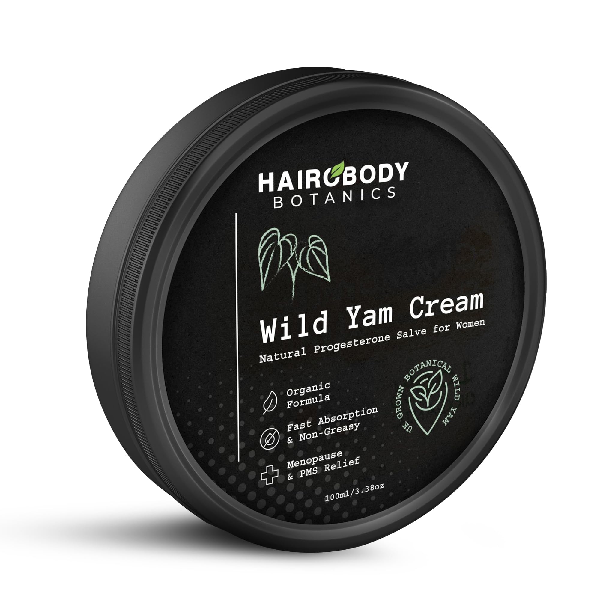 HAIROBODY Botanics Wild Yam Cream 100ml – Natural Progesterone Cream for Hormone Balance