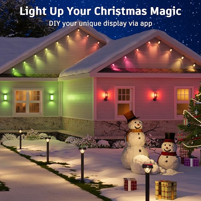 Lámpara de cuerda LED inteligente XMCOSY+ 123 pies 40 bombillas miniatura 2