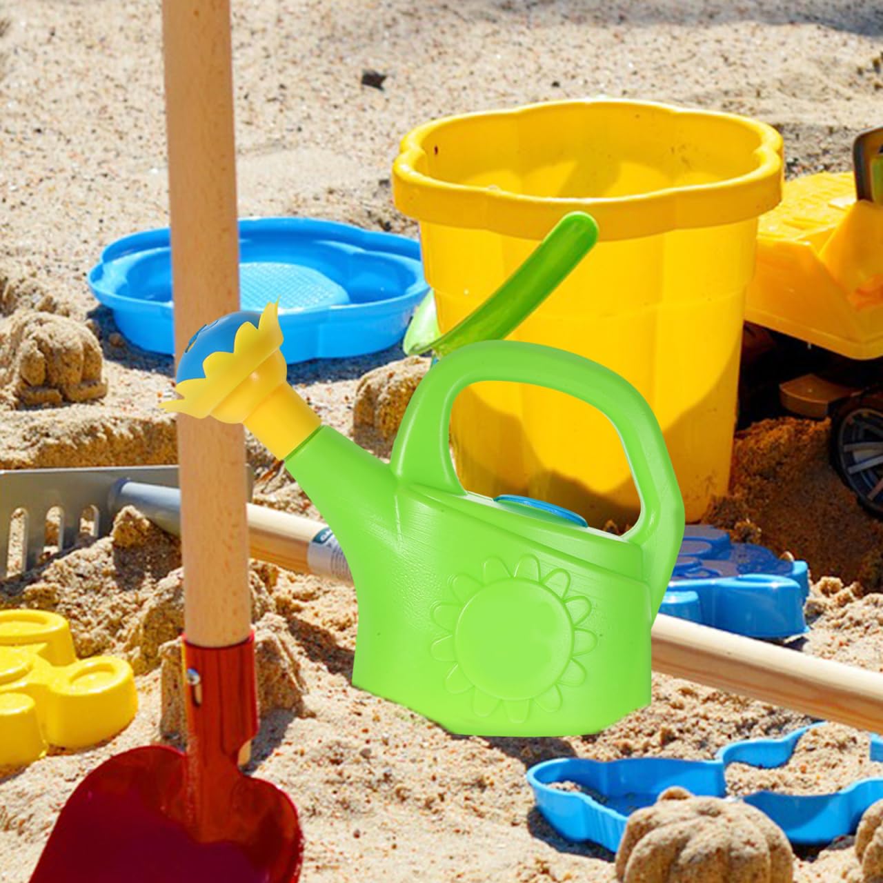 Toyvian 2Pcs Mini Annaffiatoio Giocattolo Annaffiatoio di Plastica per Pollo Giocattolo Spiaggia Giocattoli Bagno per Bambini Giocattoli Educativi Precoci Casa Gioco Annaffiatoio