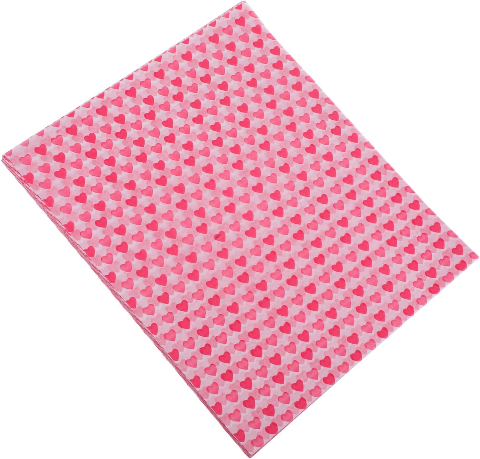 50pcs Heart Pattern Baking Parchment Sheets Heat Resistant Greaseproof Paper for Cake Baking Food Wrapping and Air Fryer Liner Oil Absorbent Liners for Home and Commercial Use