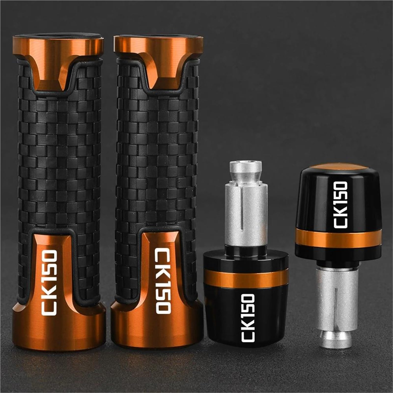 Impugnatura Manopole Per Manubrio Moto In Alluminio CNC, Impugnatura In Gomma Per KYMCO CK150 CK180 CK 150 180 2017 2018 2019 2020 2021 2022 2023 2024