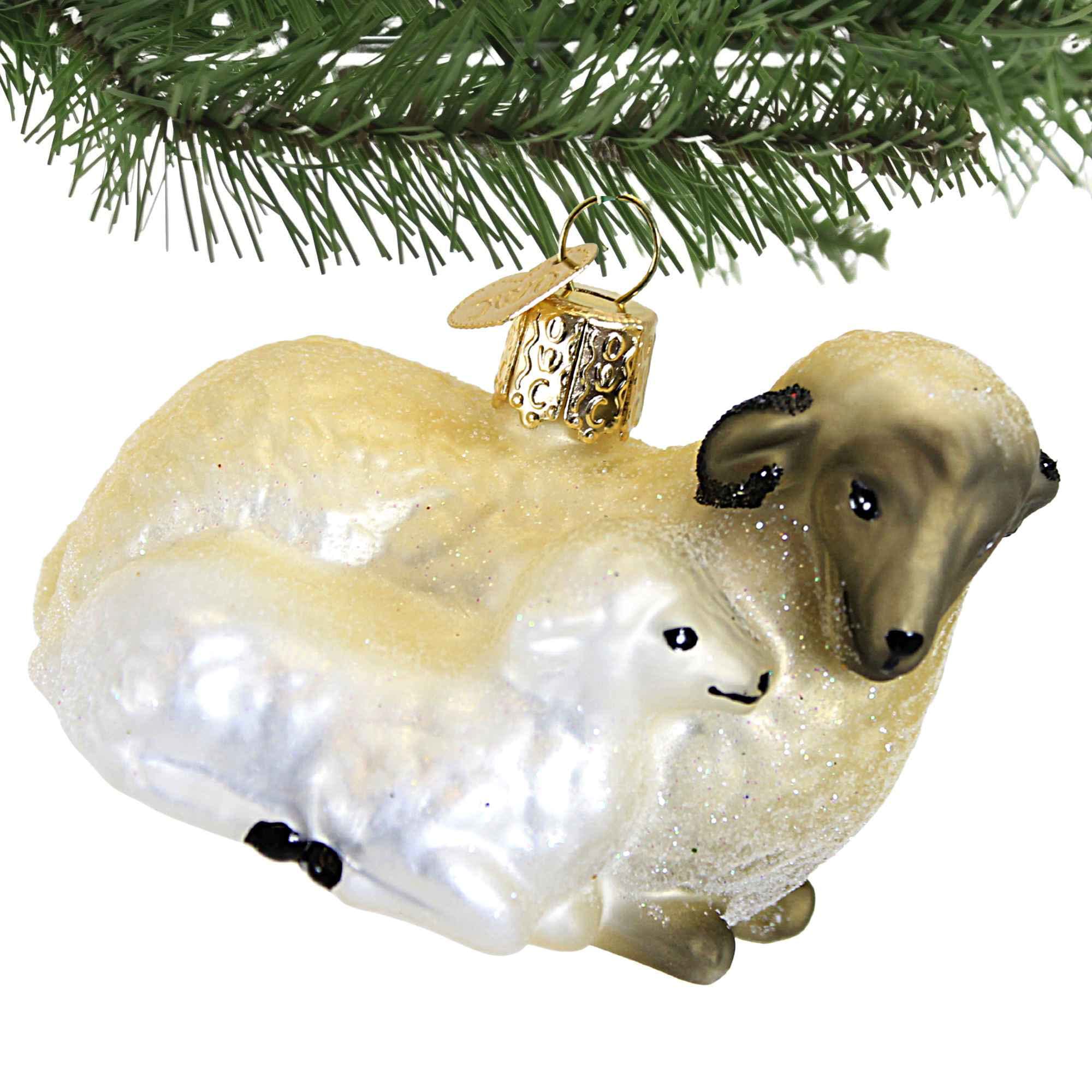 Amazon.com: Old World Christmas Sheep with Lamb Glass Blown Amazon.com: Old World Christmas Sheep with Lamb Glass Blown