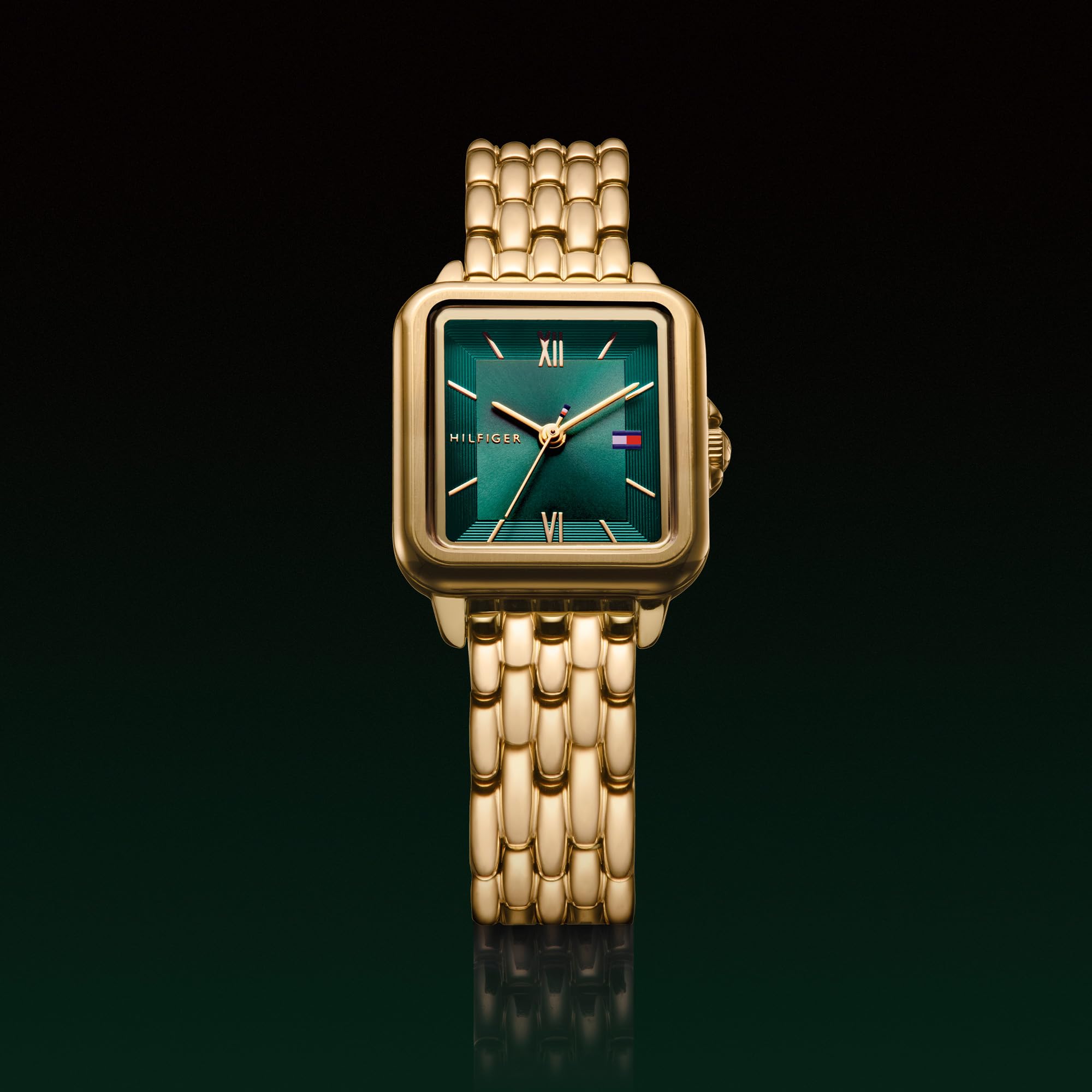 Tommy Hilfiger Montre Analogique à Quartz pour Femme Collection Mia avec Bracelet en Acier Bicolore - 1782915