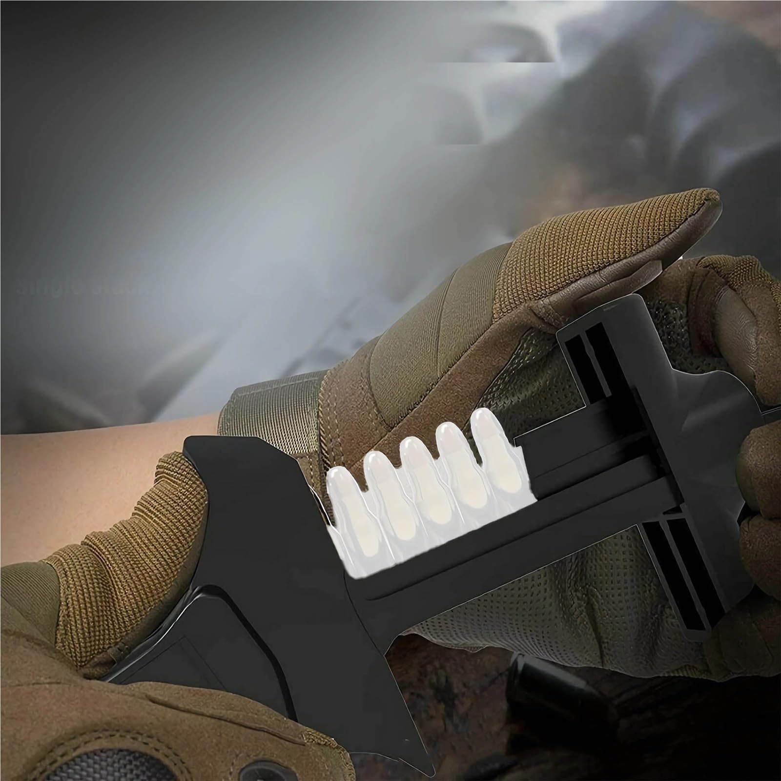 Cargador Rápido de Cargadores para 9 mm y .40 S&W: Cargador Rápido de 2 Pasos, Recarga Sin Esfuerzo y Sin Atascos, Herramienta de Carga Rápida Ergonómica y Portátil