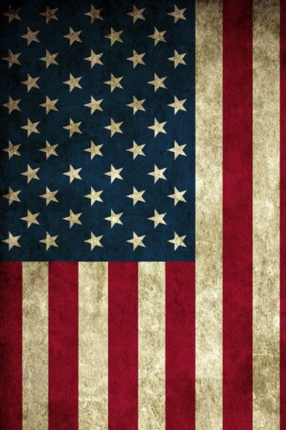 American Flag print Notebook 6x9: College Ruled and Line pages