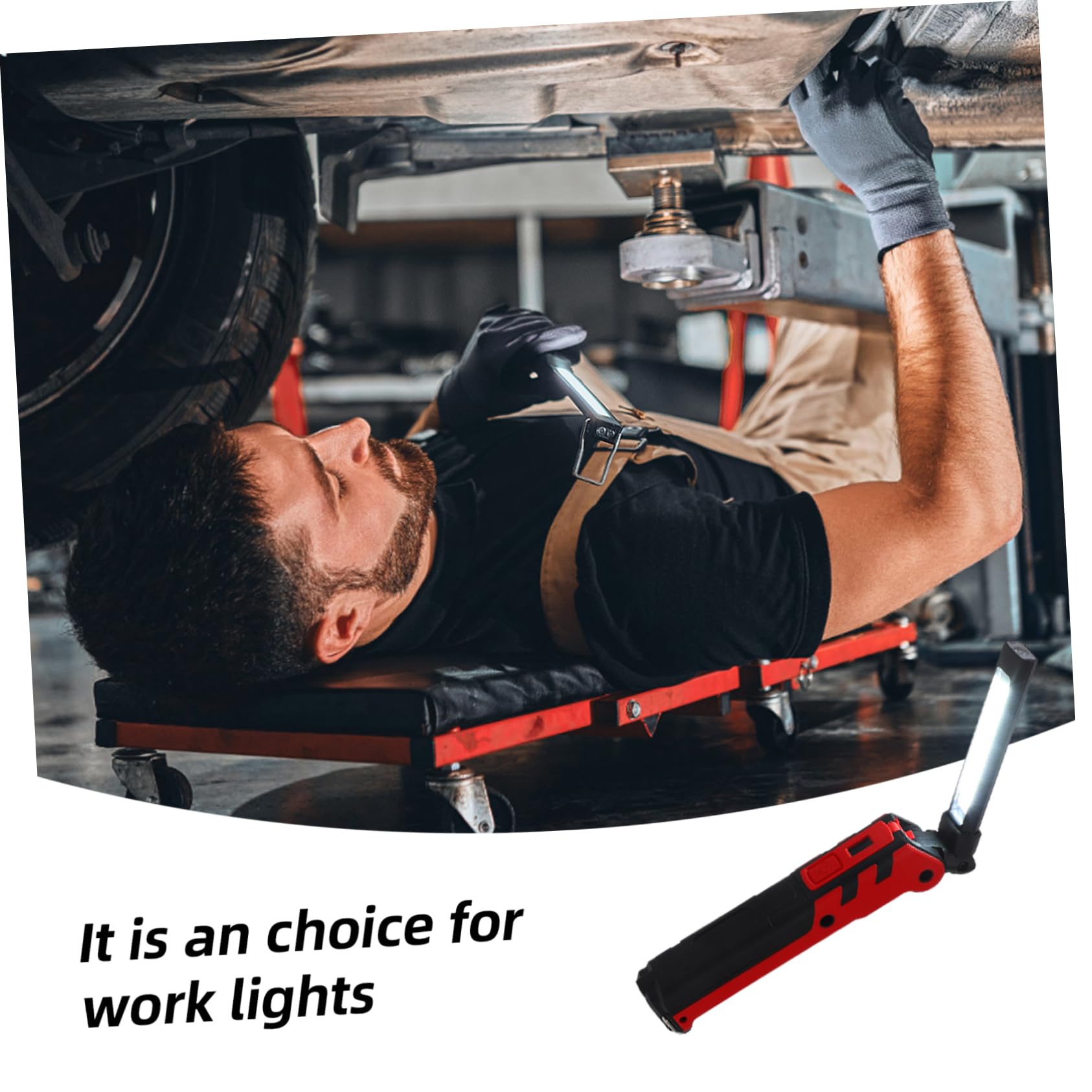 Linterna Led Recargable Usb De Trabajo Luz Inspección Portátil Para Reparación Automóvil Camping Emergencia