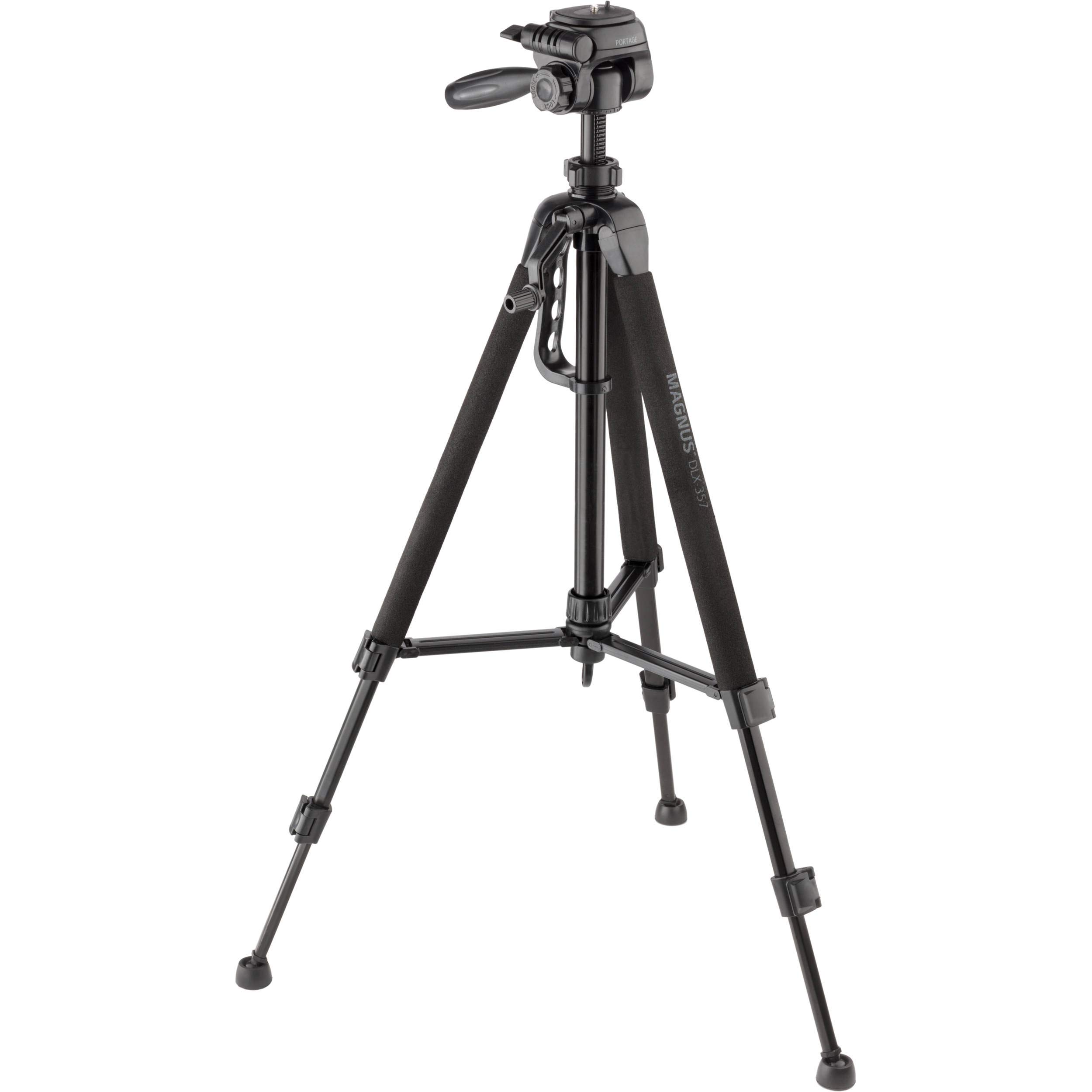 ビデオ・フォト用三脚 Amazon | Magnus DLX-357 3セクション写真/ビデオ三脚 パン