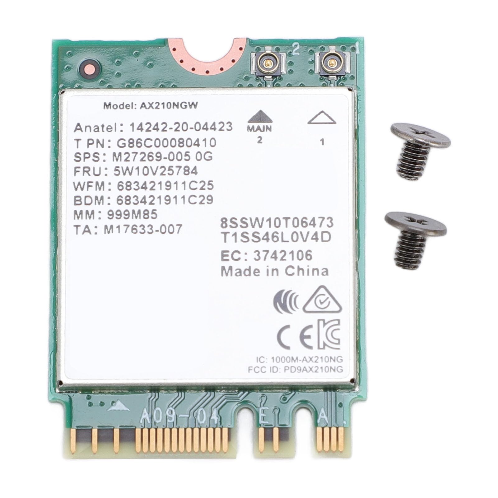 AX210NGW Wireless Card,5374Mbps Tri Band