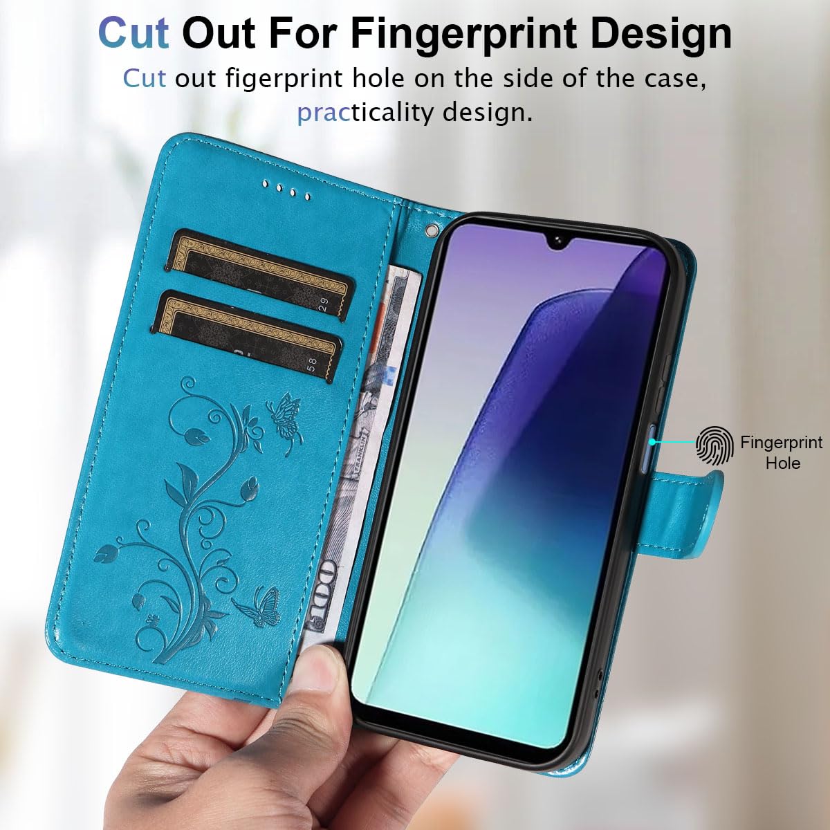 Handyhülle Für Xiaomi Redmi 14C / Poco C75 / Redmi A4 5G – PU Leder Flip Case Mit Standfunktion, Kartenfach & Schutzfolie