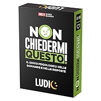 Ludic – Non Chiedermi Questo! Il gioco psicologico delle domande e delle risposte IT58868 Gioco Di Società Formato Viaggio per 3-8 Giocatori