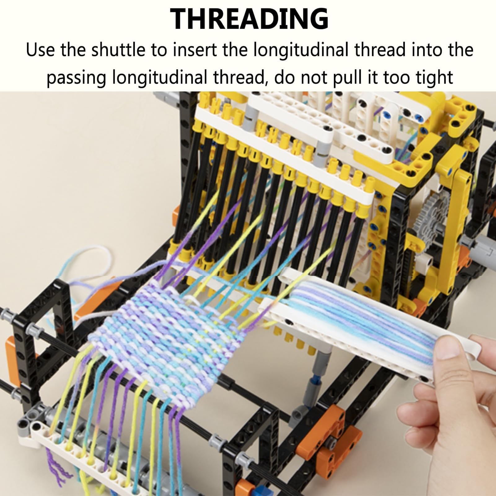Kreativer Montagewebstuhl, DIY-Handstrickwebmaschine, Multi-Craft-Webstuhl-Set, Webrahmen-Webstuhl for Kinder, Erwachsene und Anfänger, Handarbeitswebstuhl