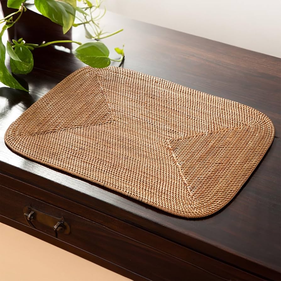 天然素材　ランチョンマット　トレー　アタ　テーブル　台所　キッチン　ダイニング 楽天市場】ランチョンマット プレイスマット シーグラス 天然