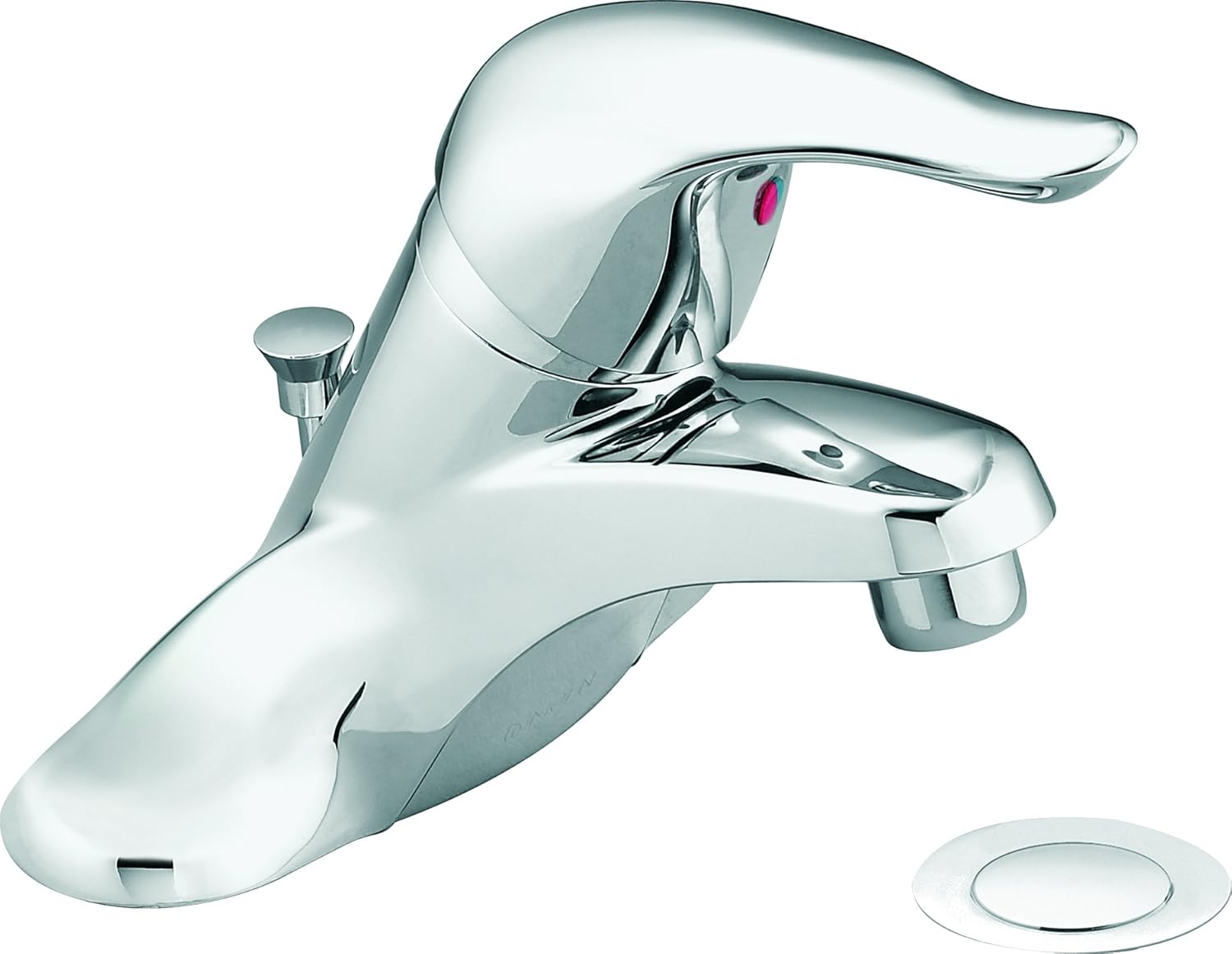 Chateau Centerset One Lever Handle Low Arc Bathroom Faucet