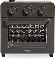 Our Place Wonder Oven 6-in-1 Air Fryer Toaster Oven Combo - Compact 13QT Stainless Steel with Steam Infusion, Char