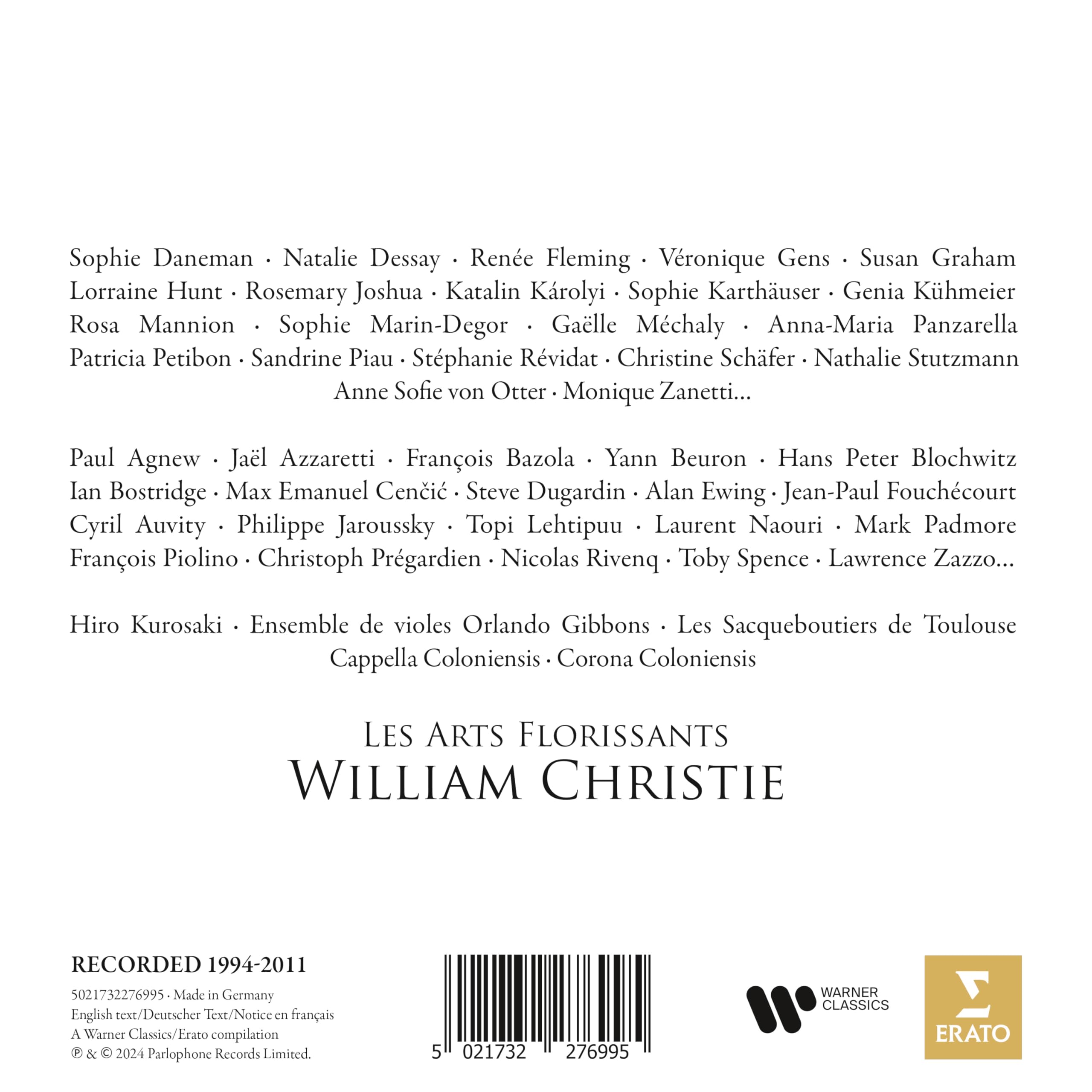 Christie: The Complete Erato Recordings (61CDs)